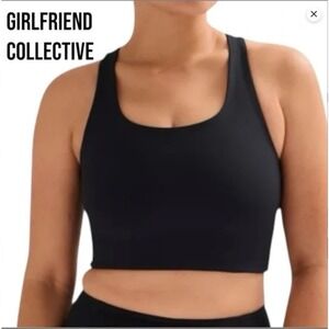 Girlfriend Collective Black Paloma Racerback‎ Bra M
